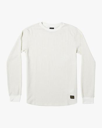 Manga larga Rvca Day Shift Thermal Hombre Blancas | COJZR84993