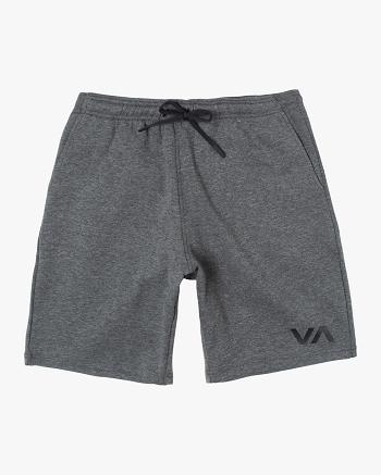 Pantalones Cortos Para Correr Rvca Deporte Elastic IV Hombre Gris | LCOTR96822