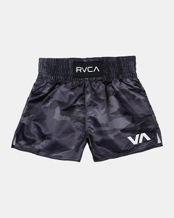 Pantalones Cortos Para Correr Rvca Muay Thai Mod Elastic Hombre Camuflaje | LCOSX19150