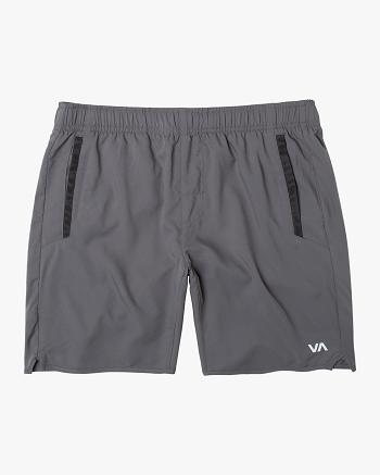 Pantalones Cortos Para Correr Rvca YOGGER IV Hombre Smoke | COEGJ14521