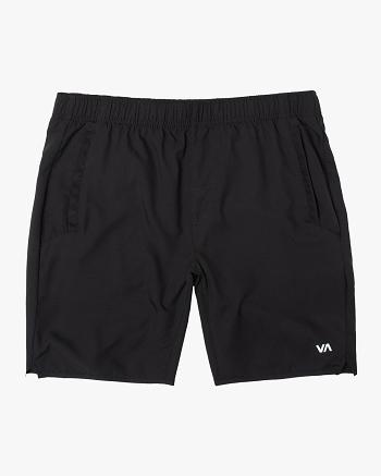 Pantalones Cortos Para Correr Rvca YOGGER IV Hombre Negras | COEGJ17887