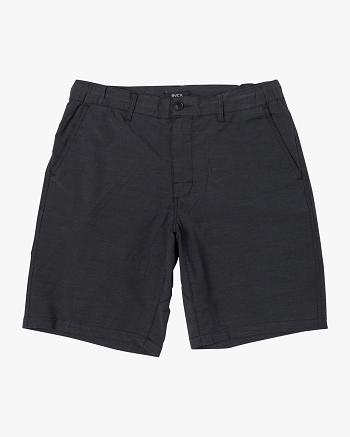 Pantalones Cortos Rvca All Time Coastal Híbrido Niño Negras | COCIF63679