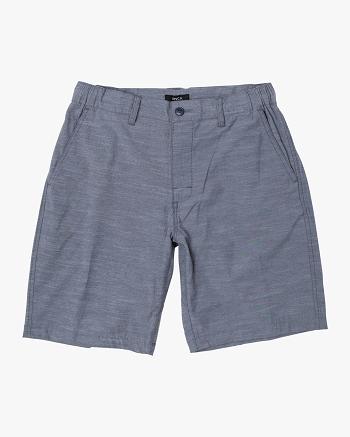 Pantalones Cortos Rvca All Time Coastal Solid Híbrido 17 Niño Azules | COJBT99823