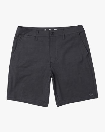 Pantalones Cortos Rvca Back In Híbrido 19 Hombre Negras | SCONY65134