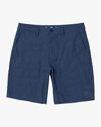 Pantalones Cortos Rvca Back In Híbrido 17 Niño Denim Heather | YCOGT41372