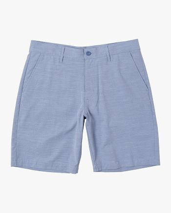 Pantalones Cortos Rvca Balance Híbrido 17 Niño Azules | MCOFT53172