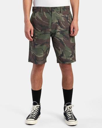 Pantalones Cortos Rvca Balance Híbrido 20 Hombre Camuflaje | DCOKV70260