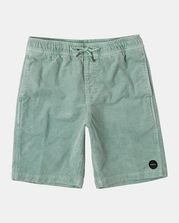 Pantalones Cortos Rvca Escape Corduroy 16 Niño Verde | DCOVO25605