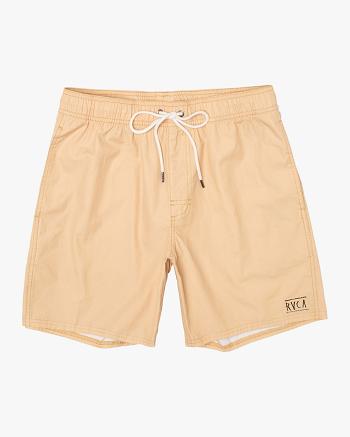 Pantalones Cortos Rvca Opposites Elastic 2 17 Hombre Tangerine | COCIF29097