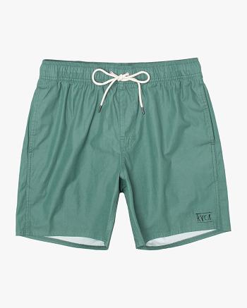 Pantalones Cortos Rvca Opposites Elastic 2 17 Hombre New Spinach | COCIF68143