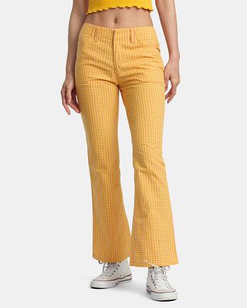 Pantalones Rvca Kennedy Cropped Mujer Lilikoi | COZPD71510