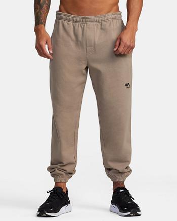 Pantalones Rvca VA Essential Hombre Kaki Oscuro | UCOND19332