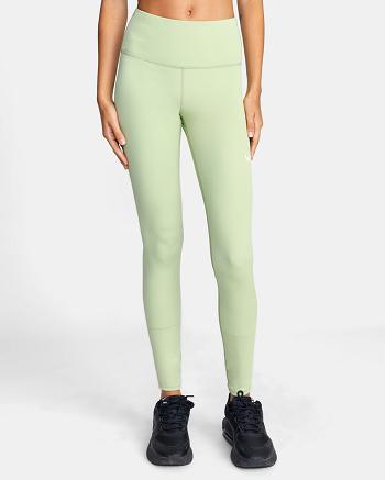 Pantalones Rvca VA Essential Workout Mujer Verde Menta | COZPD22290