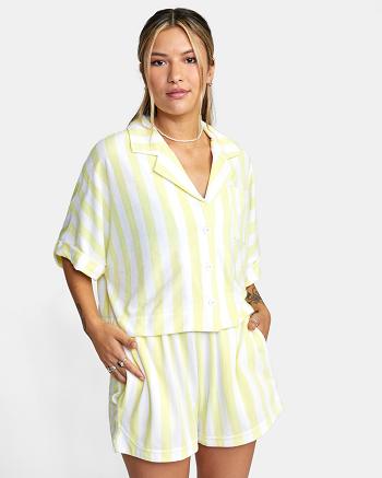 Ropa De Casa Rvca Beach Night Top Mujer Amarillo | XCOGW62280