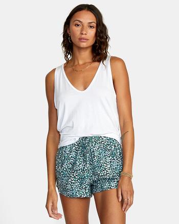 Ropa De Casa Rvca New Yume Drawcord Shorts Mujer Palm | PCOQX12855