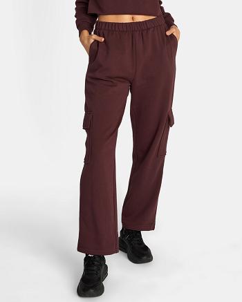 Ropa De Casa Rvca Test Drive Cargo Sweatpants Mujer Espresso | BCOSO29878