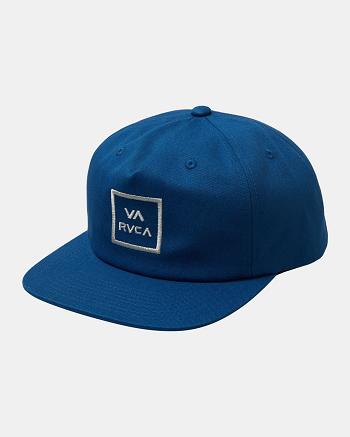 Sombreros Rvca Freeman Snapback Hombre Azules | PCOER39095