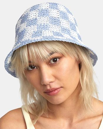 Sombreros Rvca Laguna Straw Bucket Mujer Azules | ZCONQ16042