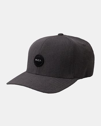 Sombreros Rvca Shane Flexfit Hombre Charcoal | LCOTR40354