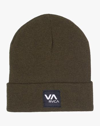 Sombreros Rvca VA Coolmax Knit Hombre Verde Oliva | COCIF30798