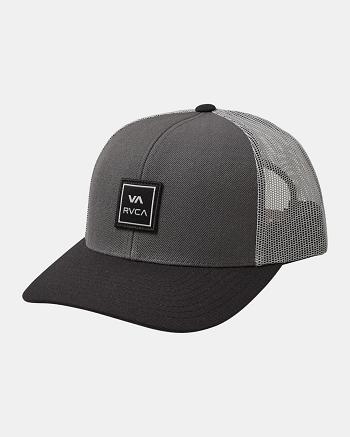 Sombreros Rvca VA Station Trucker Hombre Charcoal | SCOVO74900