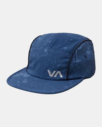 Sombreros Rvca Yogger Strapback Hombre Indigo | ECOVG77539