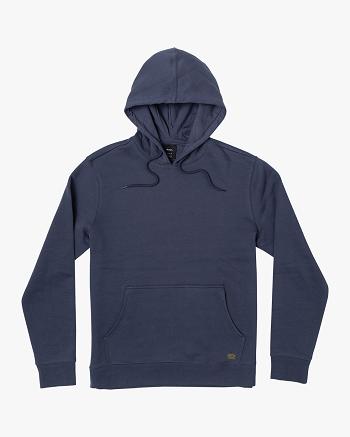 Sudadera Con Capucha Rvca Americana Pullover Hombre Azul Marino | COIIZ60551