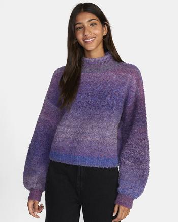 Suéteres Rvca Dream Cycle Turtleneck Mujer Lavanda | TCOPQ55071