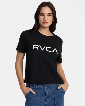 T shirts Rvca Big RVCA Mujer Negras | MCOHR36365