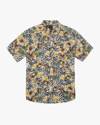 T shirts Rvca Cabana Corta Sleeve Hombre Multi | UCOTG47971