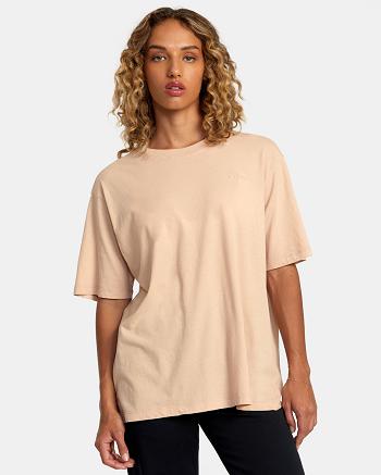 T shirts Rvca PTC Anyday Mujer Nude | TCOWZ98564