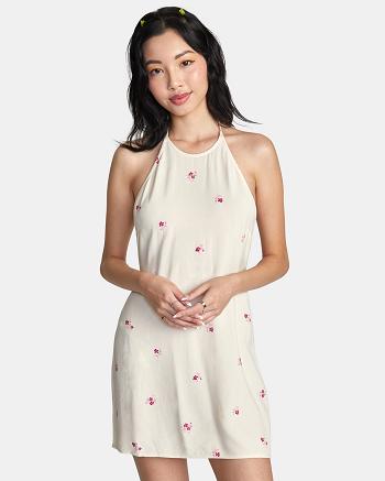 Vestido Rvca Directo On Halter Mujer Creme | COZPD80341