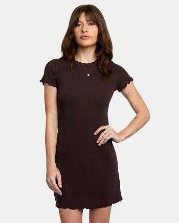 Vestido Rvca Rover Rib Knit Mujer Java | XCOGW77971